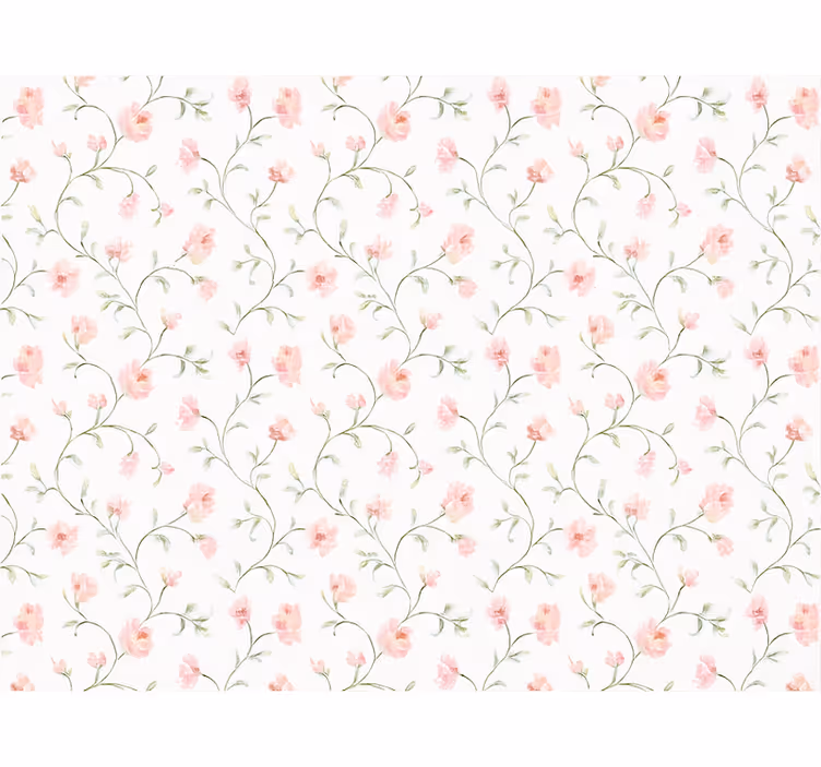 Estore de rolo rosa flor botânica rosa - TenStickers