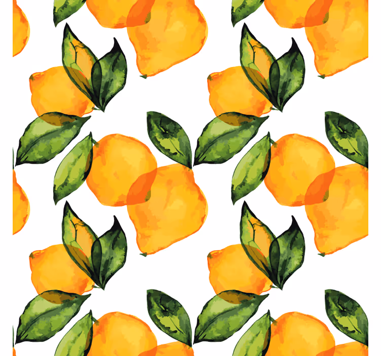 Estore de rolo para cozinha estilo mediterrâneo de limão - TenStickers