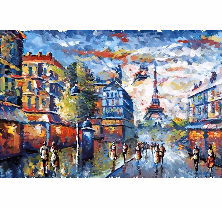 Estore de rolo para sala arte boêmia em aquarela - TenStickers