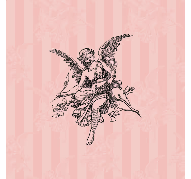 Estore de rolo para sala com estampa toile de jouy - TenStickers