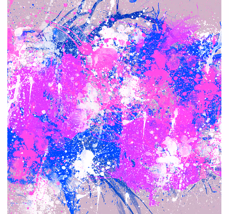 Estore de rolo para sala cores de arte abstrata - TenStickers