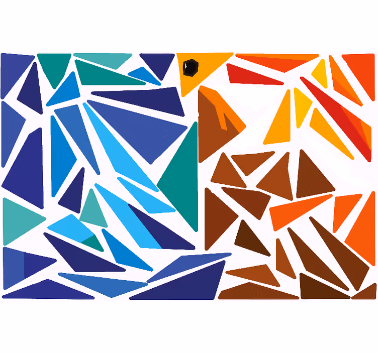 Estore de rolo para sala com adesivos de pássaros - TenStickers