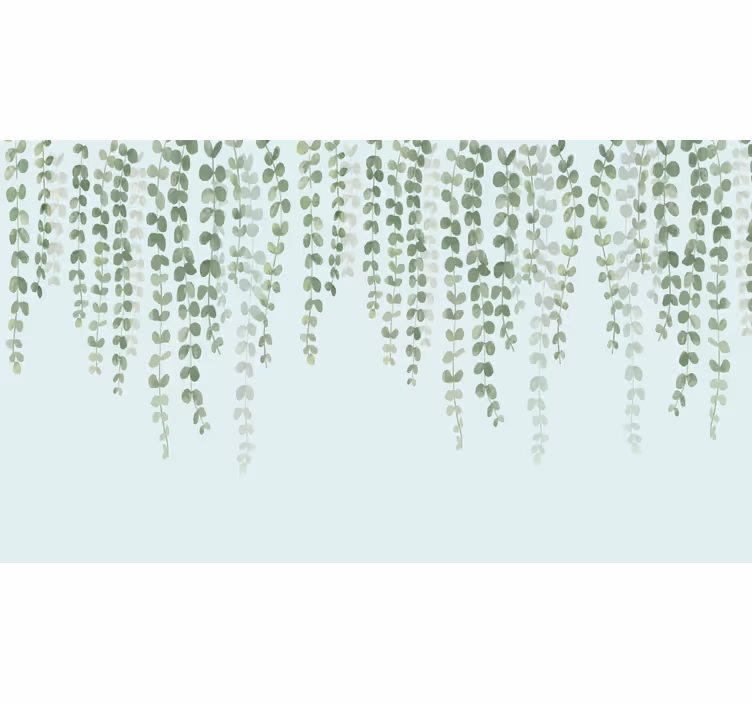 Estore de rolo para sala de plantas elegantes suspensas - TenStickers