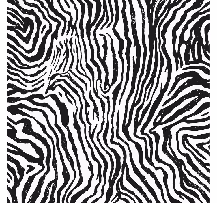 Estore de rolo para sala com textura de zebra - TenStickers