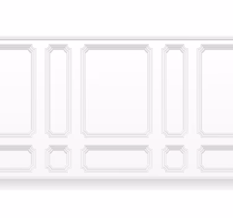 Estore de rolo branco cuarteirões clássicos - TenStickers