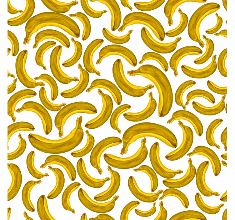 Estore de rolo amarelo com design de banana - TenStickers