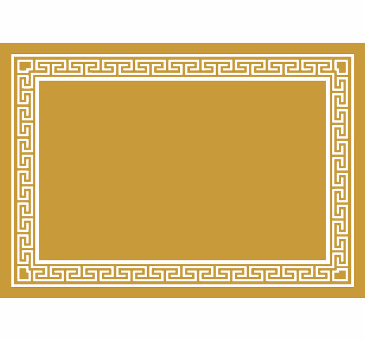 Estore de rolo amarelo design grego - TenStickers