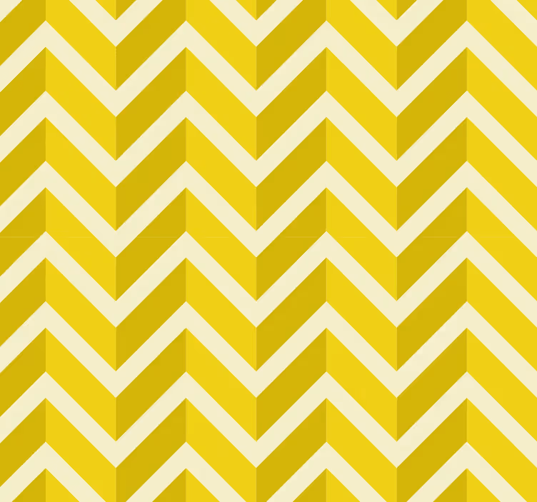 Estore de rolo amarelo com design de setas geométricas - TenStickers
