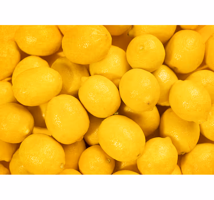 Estore de rolo amarelo limões - TenStickers