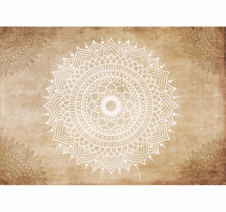 Estore de rolo bege com textura de papel antigo - TenStickers