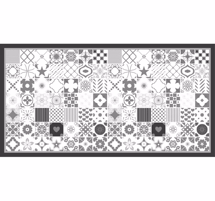 Estore de rolo cinzento azulejos cinzas "trujillo" - TenStickers