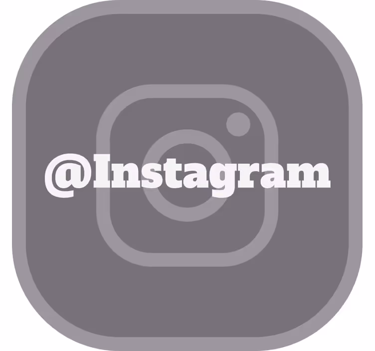 Estore de rolo cinzento para o seu instagram - TenStickers