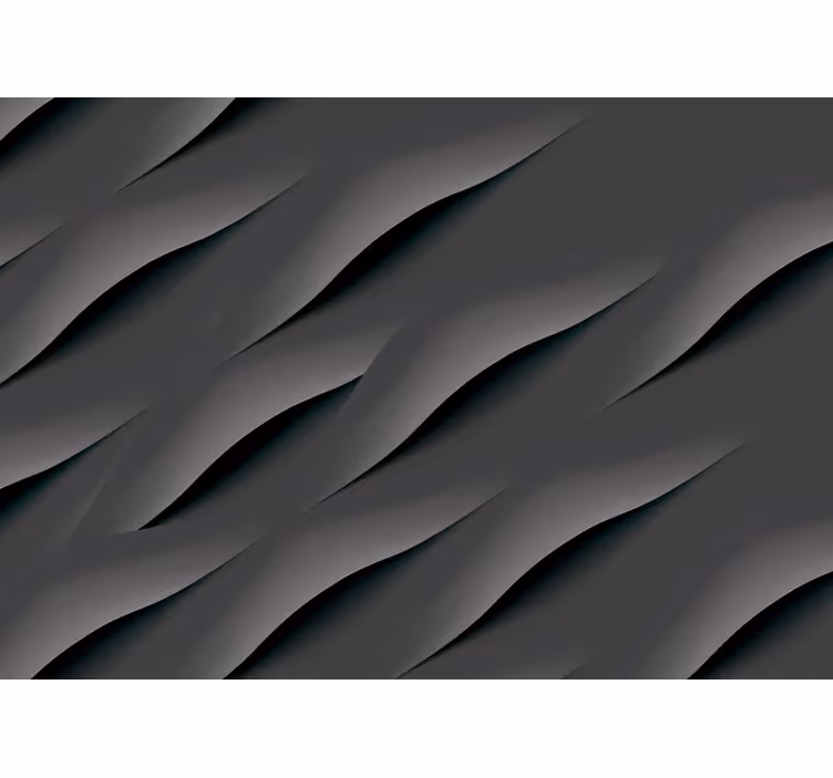 Estore de rolo cinzento padrões de ondas cinzas abstratas - TenStickers