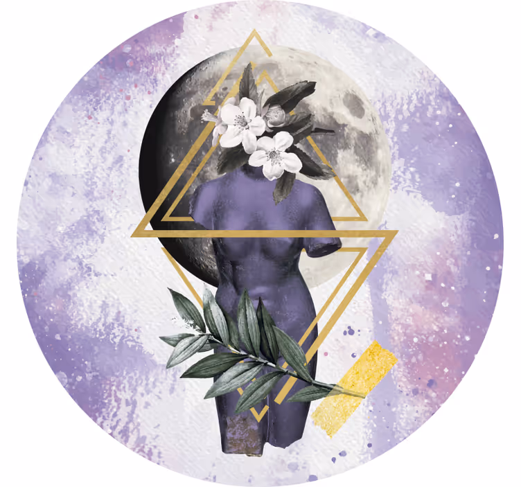 Estore de rolo roxo colagem digital - TenStickers