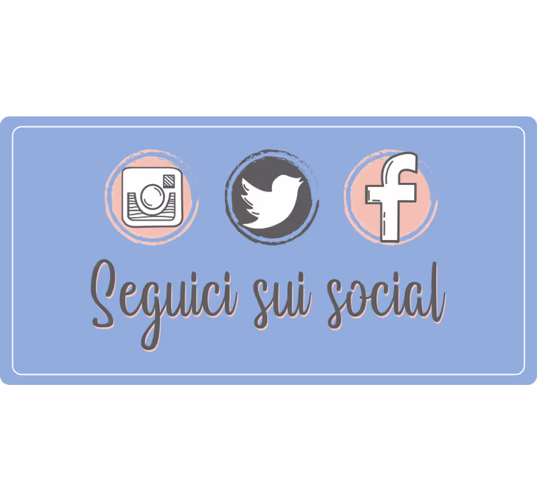Estore de rolo roxo para divulgação em redes sociais - TenStickers