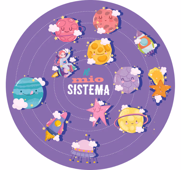 Estore de rolo roxo meu sistema - TenStickers
