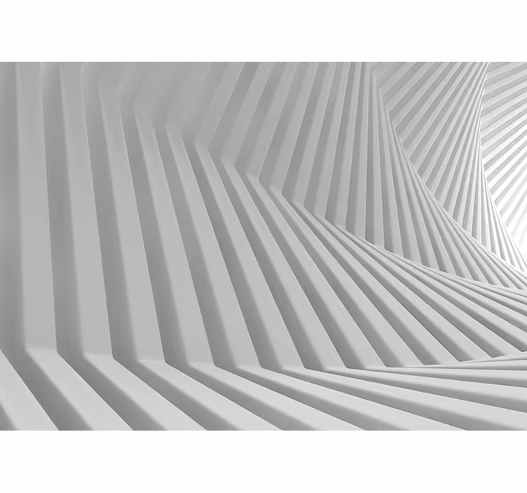 Estore de rolo para sala ondas geométricas abstratas - TenStickers