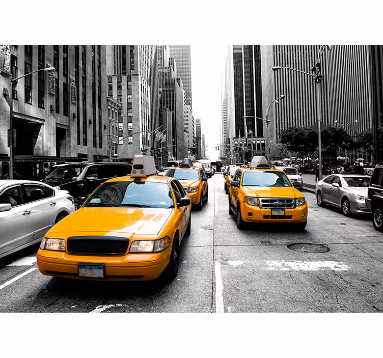 Estore de rolo para sala táxi de nova york - TenStickers