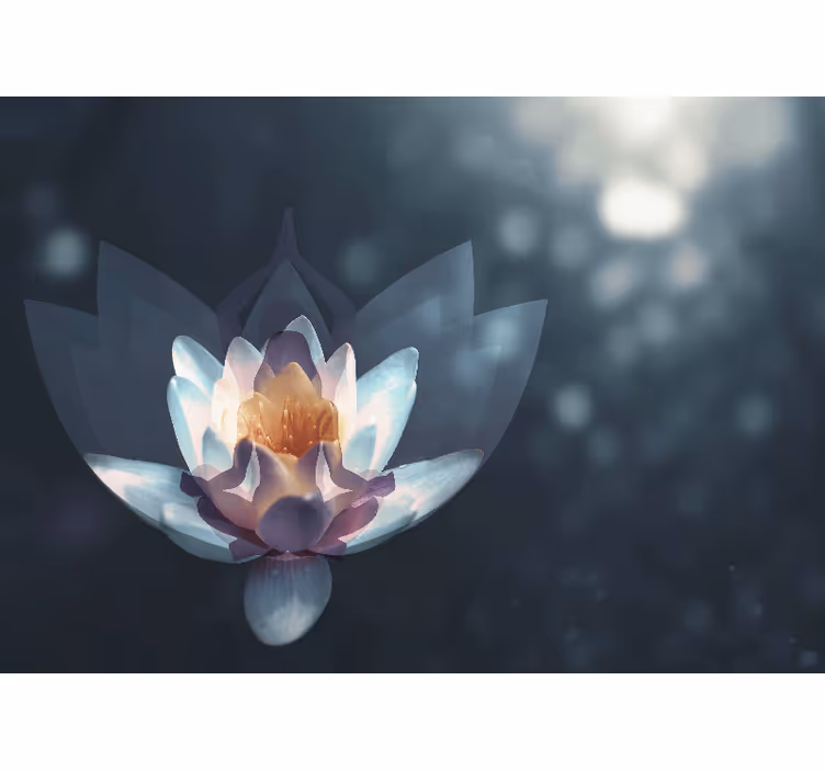 Estore de rolo para sala fundo de meditação relaxante - TenStickers