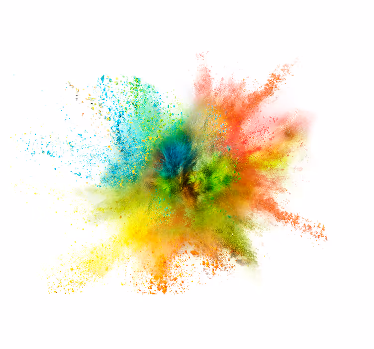 Estore de rolo para sala explosão de cores - TenStickers