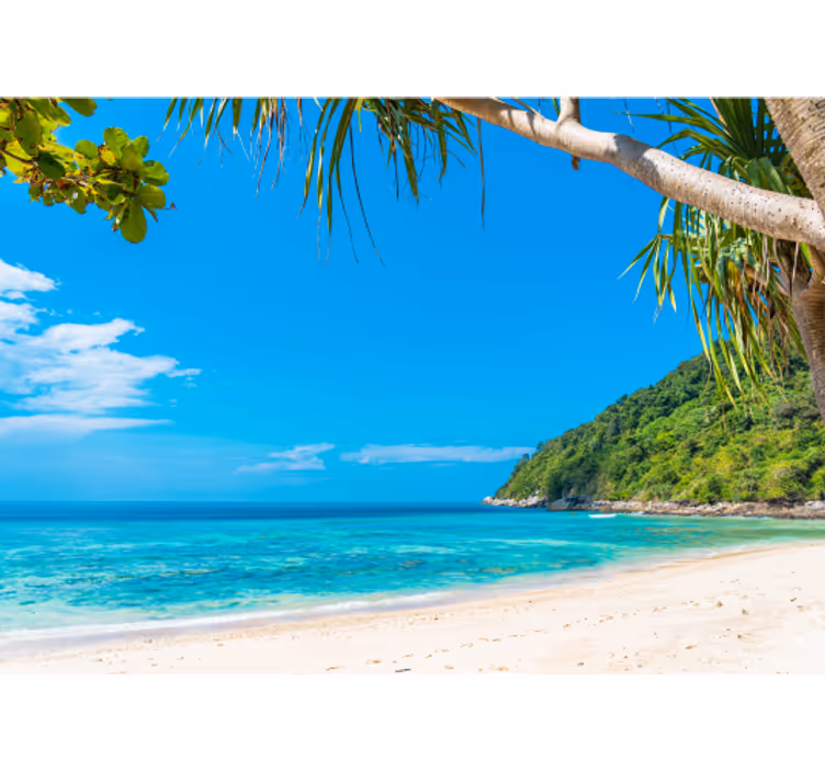 Estore de rolo para sala vistas para o mar caribenho - TenStickers