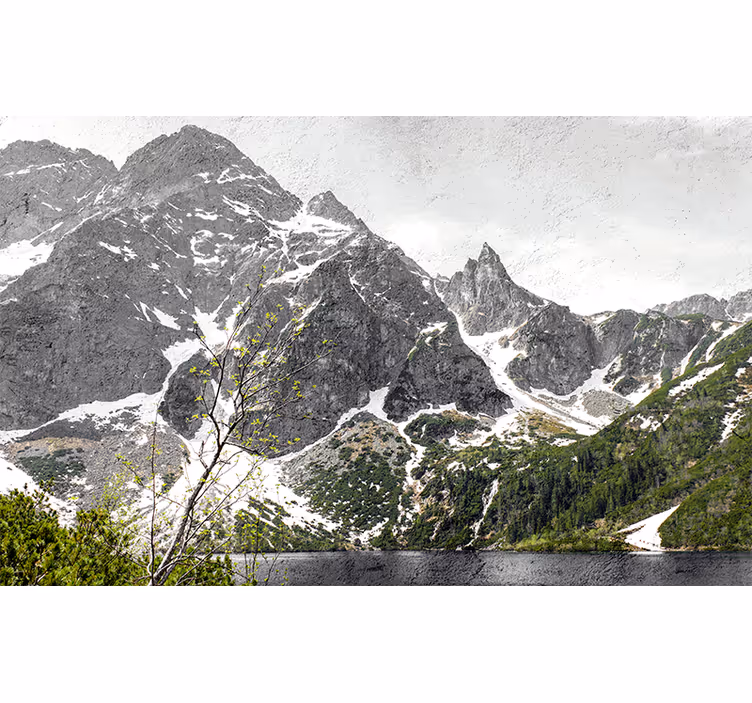 Estore de rolo para sala montanha polonesa zakopane - TenStickers