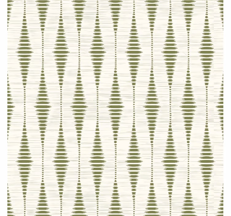 Estore de rolo modernos em ikat rabaul verde musgo - TenStickers