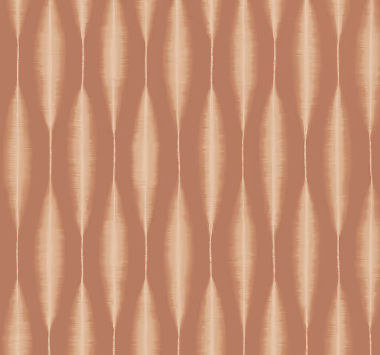Estore de rolo modernos "ikat kasuri" mousse de mocha - TenStickers