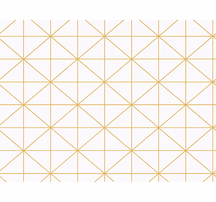 Estore de rolo modernos geométrico dourado - TenStickers