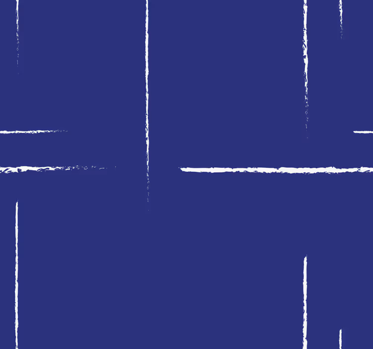 Estore de rolo azul padrão de linhas modernas - TenStickers