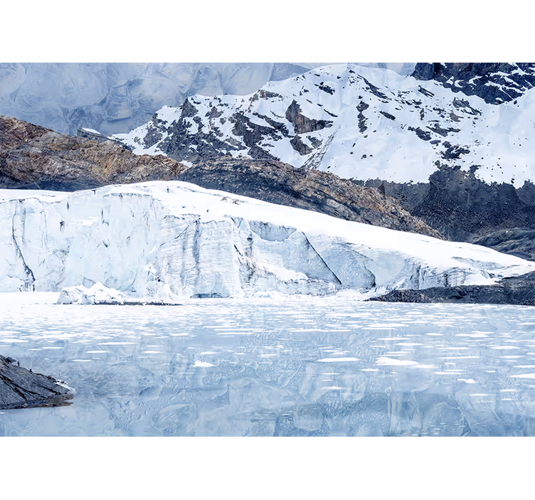 Estore de rolo para sala glaciar pastoruri - TenStickers