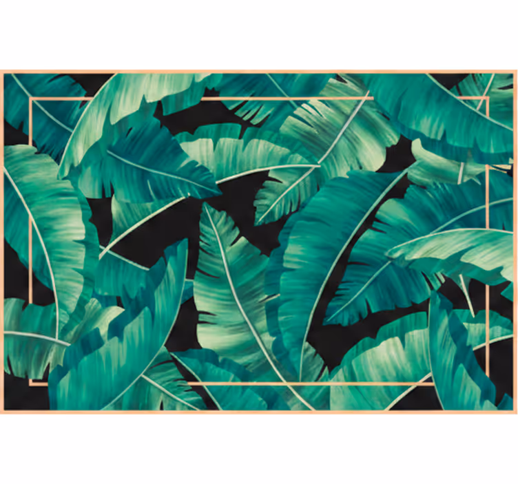 Estore de rolo verdes folhas verde-escuras - TenStickers