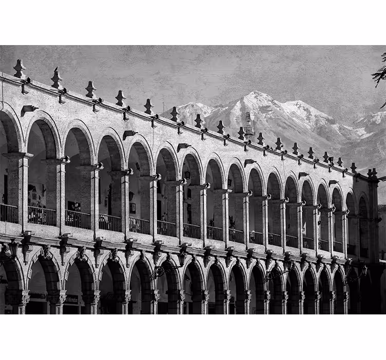 Estore de rolo para sala arequipa histórica - TenStickers