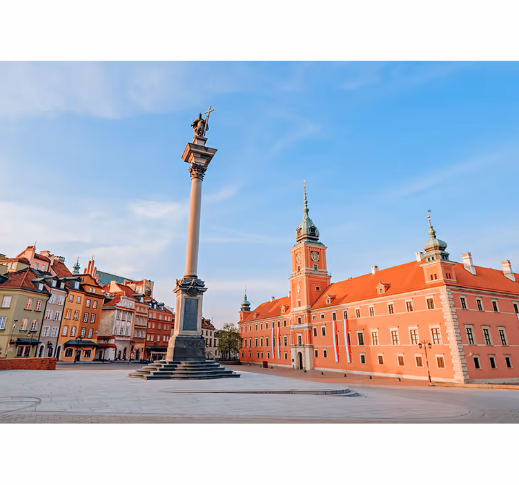 Estore de rolo para sala a cidade velha em varsóvia - TenStickers