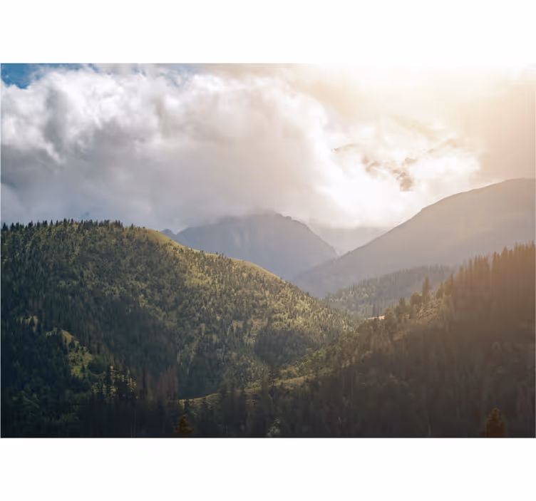 Estore de rolo para sala parque nacional tatra - TenStickers