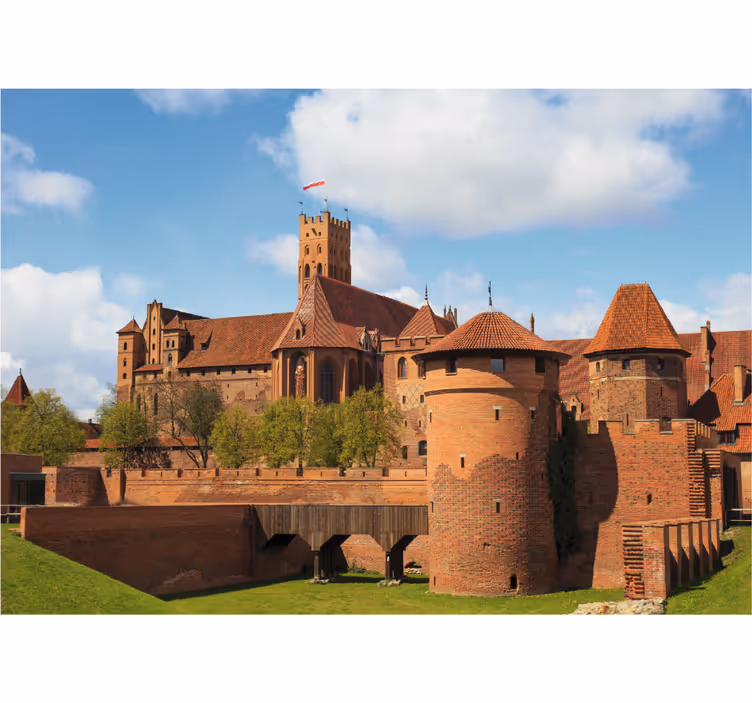 Estore de rolo para sala castelo de malbork - TenStickers