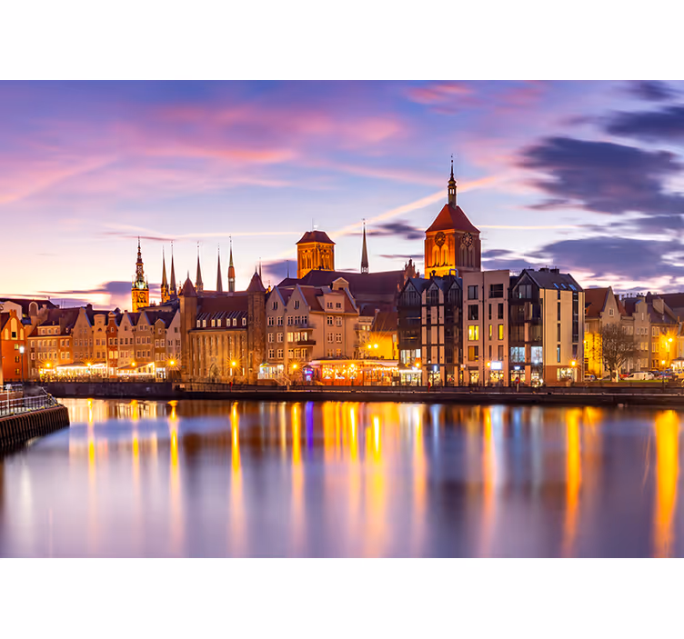 Estore de rolo para sala rosa gdańsk - TenStickers