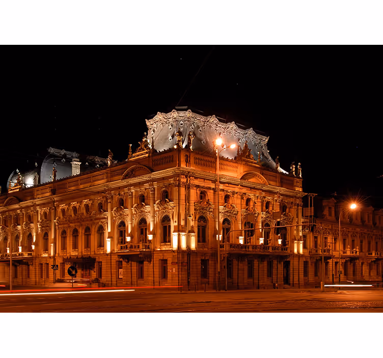 Estore de rolo para sala noite em Łódź - TenStickers