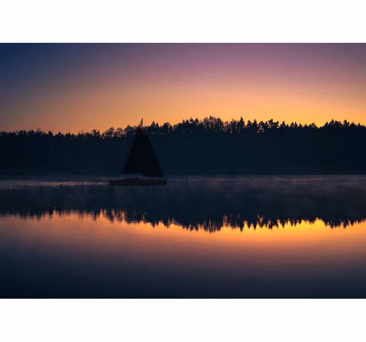 Estore de rolo para sala pôr do sol em mazury - TenStickers