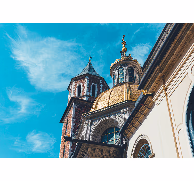 Estore de rolo para sala visão em wawel - TenStickers