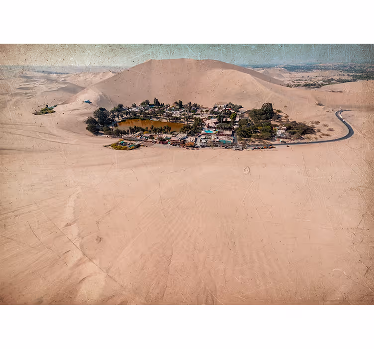 Estore de rolo para sala sandy huacachina - TenStickers
