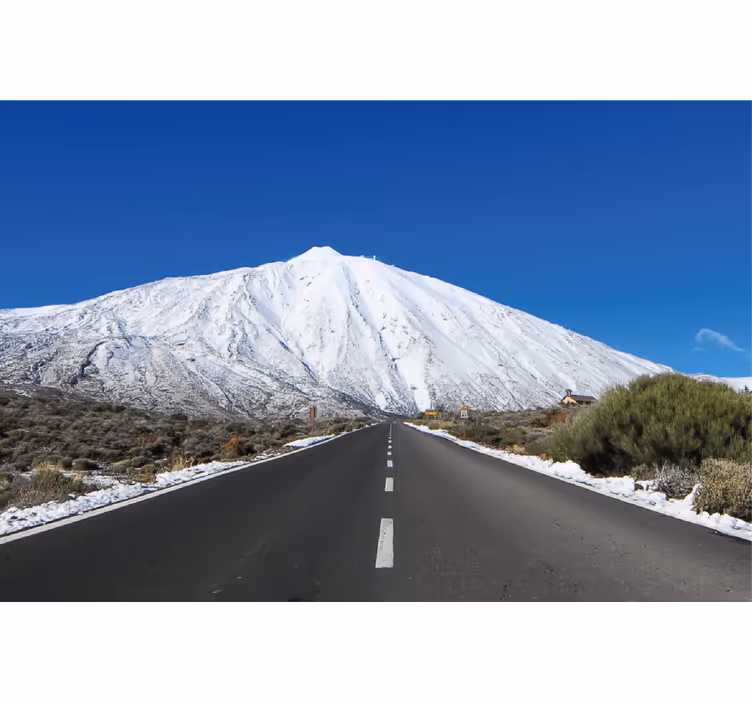 Estore de rolo para sala estrada para o teide - TenStickers