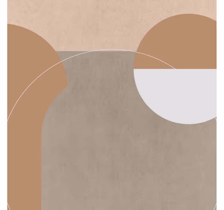 Estore de rolo para sala estilo geométrico irregular - TenStickers
