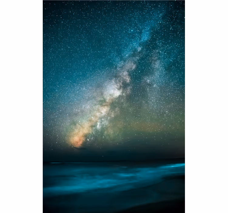Estore de rolo para sala céu noturno hipnotizante - TenStickers