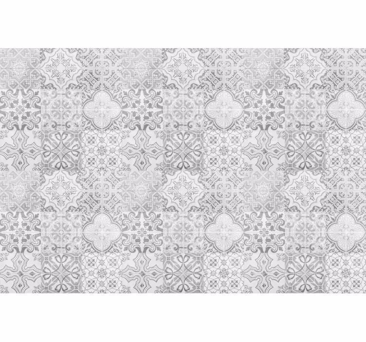 Estore de rolo cinzento com padrão mosaico efeito pedra - TenStickers
