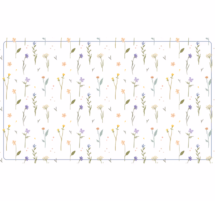 Estore de rolo branco galhos pequenos de primavera - TenStickers