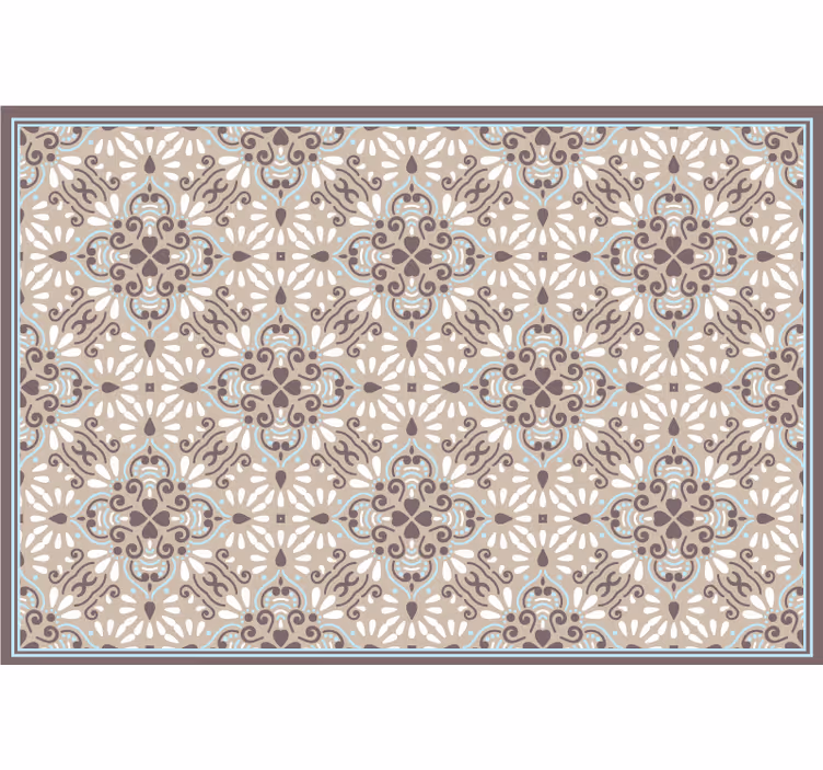 Estore de rolo bege mosaico branco bege - TenStickers
