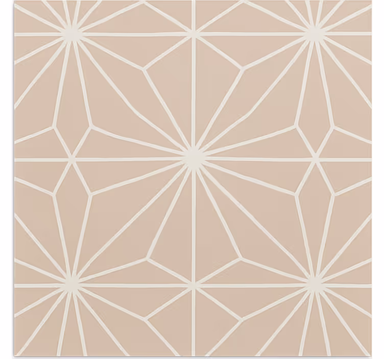 Estore de rolo bege com padrão de estrelas bege - TenStickers