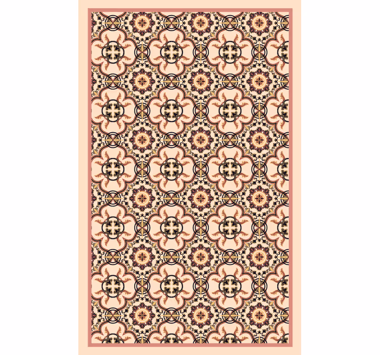 Estore de rolo quarto azulejos vintage padrão - TenStickers
