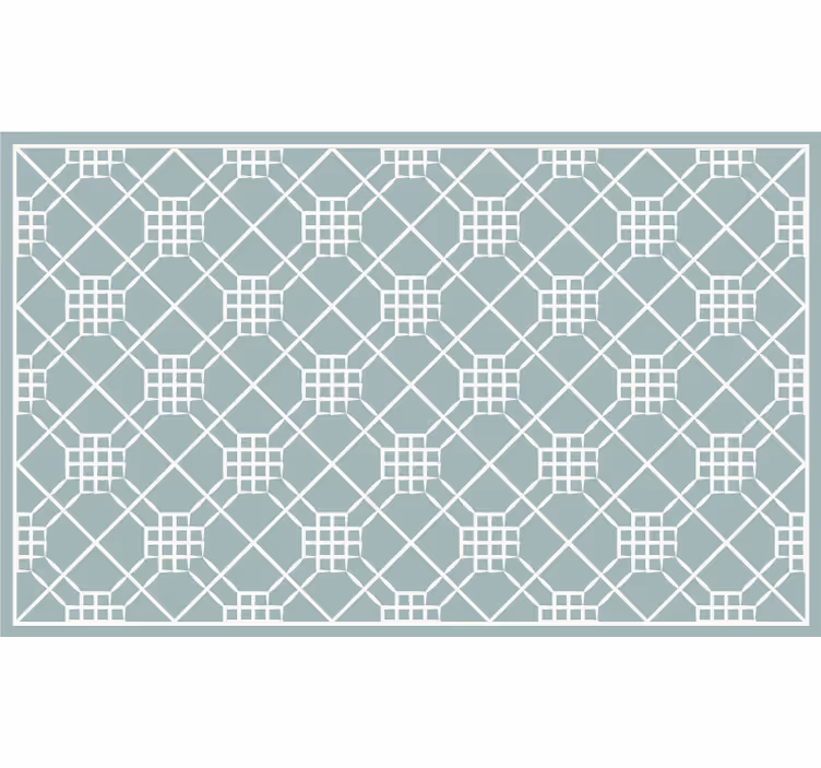 Estore de rolo quarto com geometria irregular - TenStickers